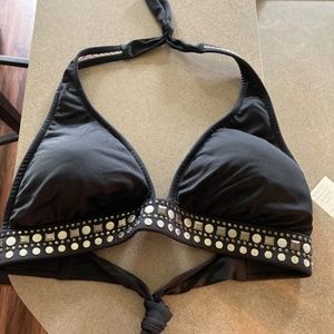 Venus Embellished Halter Swim Bikini Top